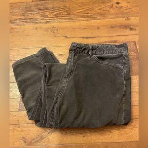 Free People l Gray Corduroy Pants l Size 28 l EUC